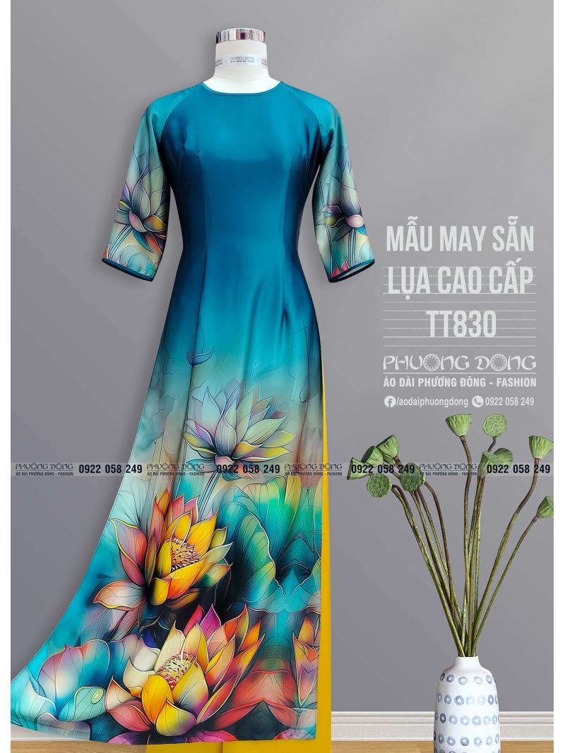 Áo Dài Truyền Thống Lụa Cao Cấp TT830